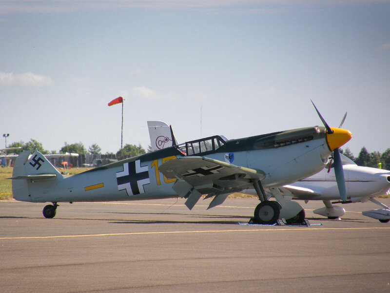 German WWII aircraft on tarmac