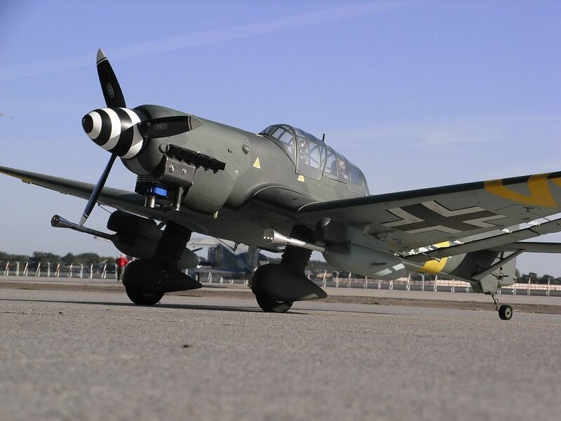 German WWII aircraft on tarmac