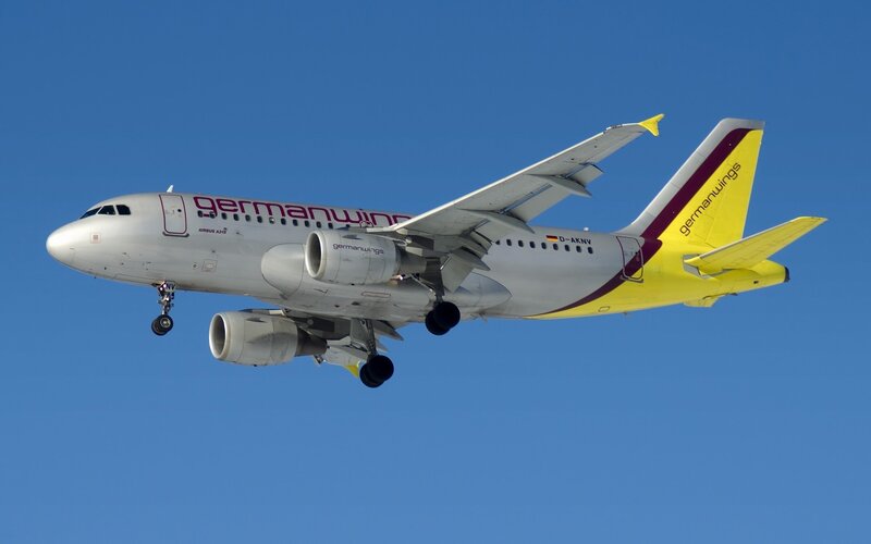 Germanwings Airbus A319 in flight