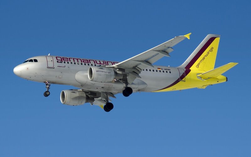 Germanwings Airbus A319 in flight
