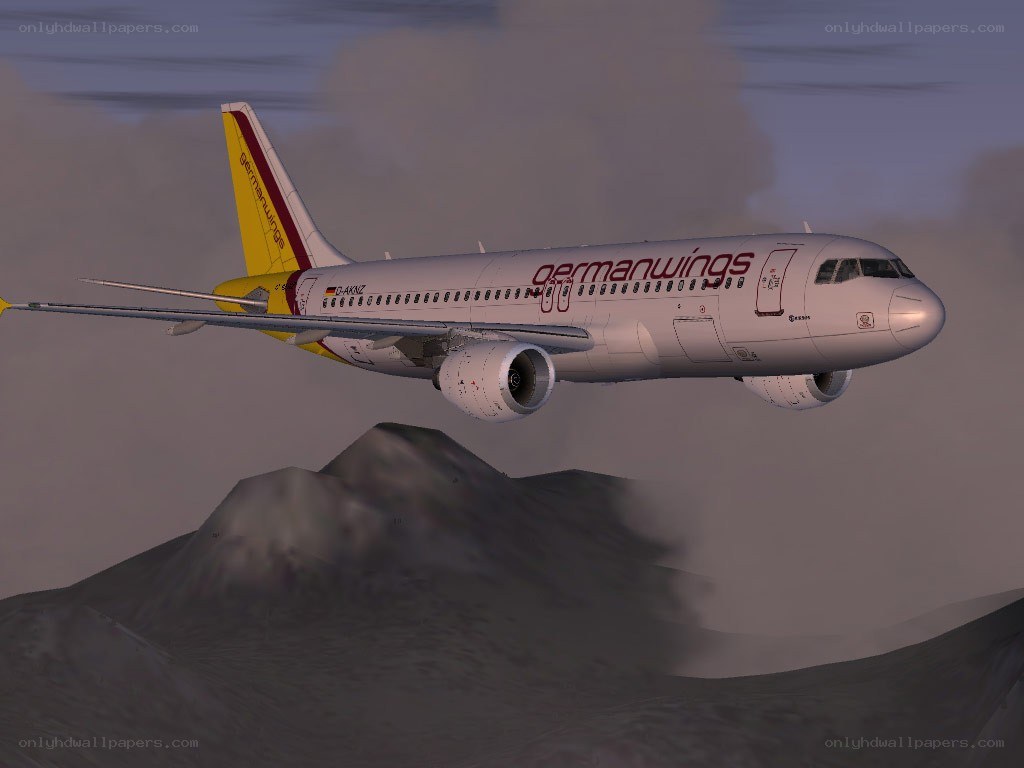 Germanwings aircraft in flight