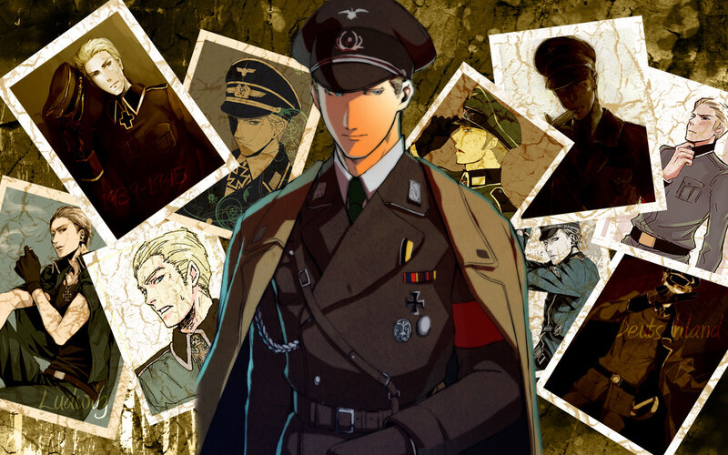 Germany character collage