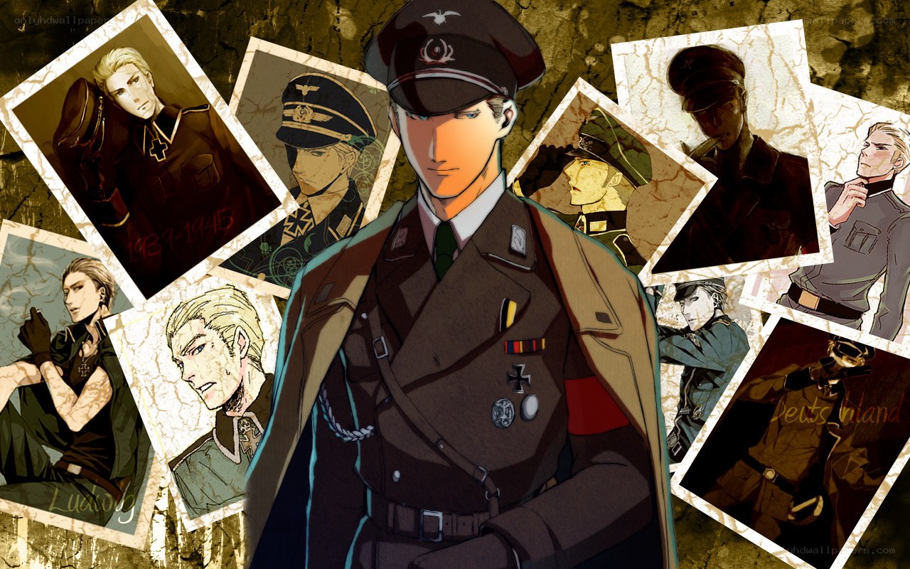 Germany character collage