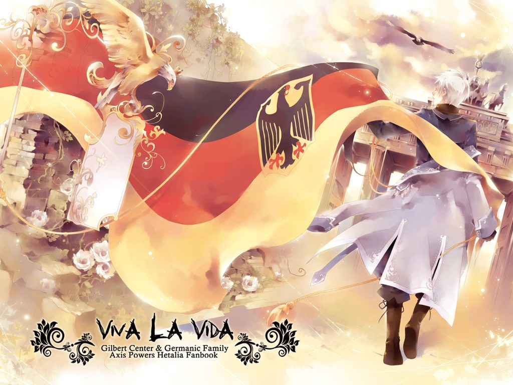 Germany flag with anime character