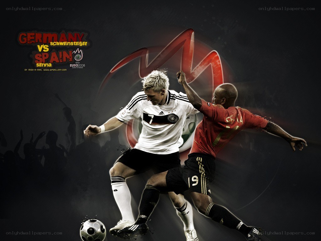 Germany vs Spain soccer match