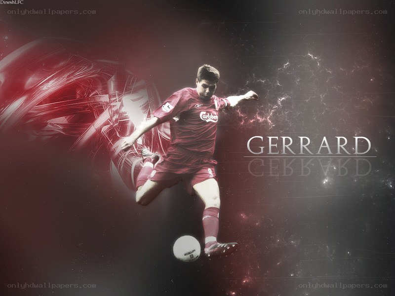 Gerrard in action for Liverpool