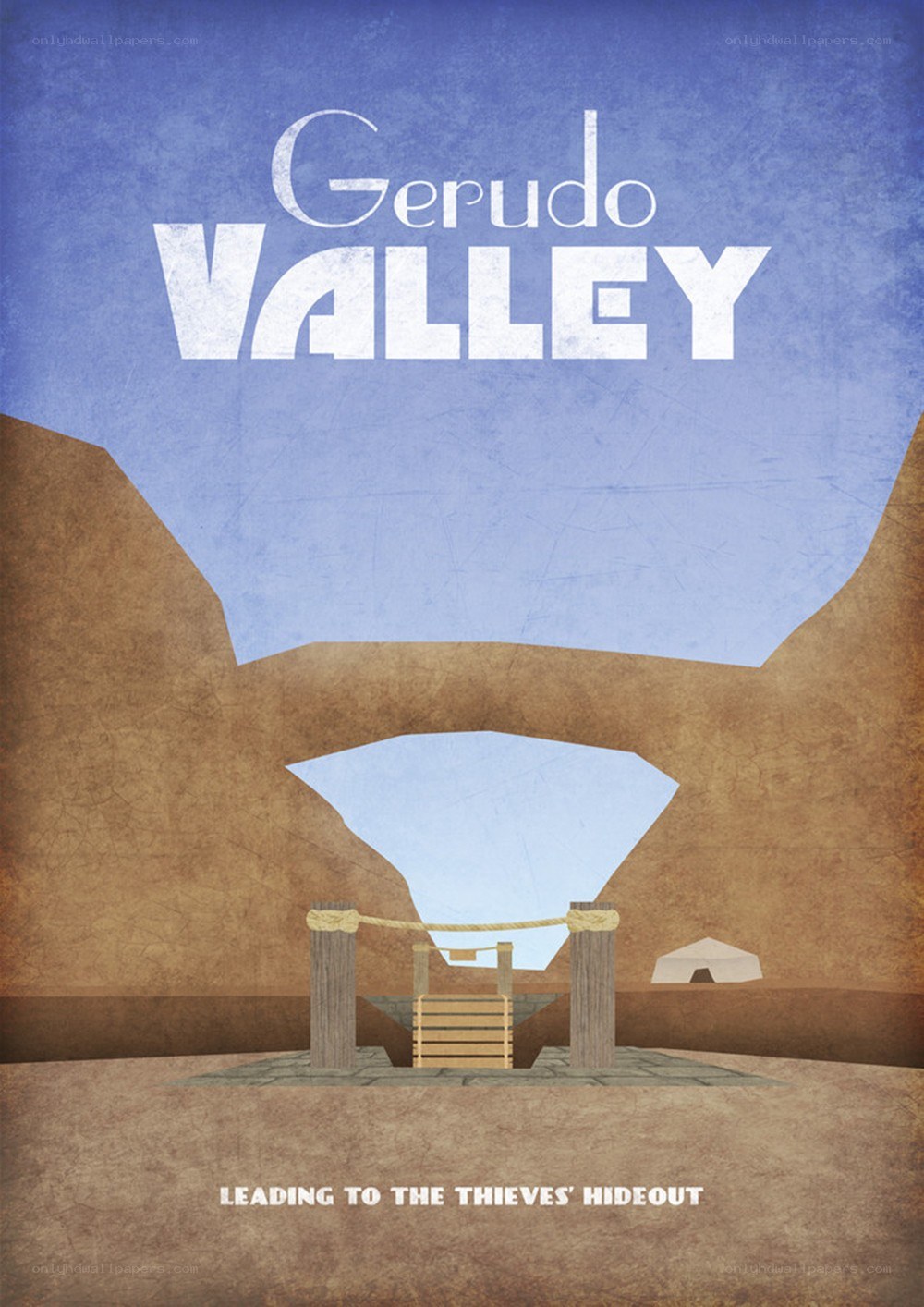 Gerudo Valley entrance