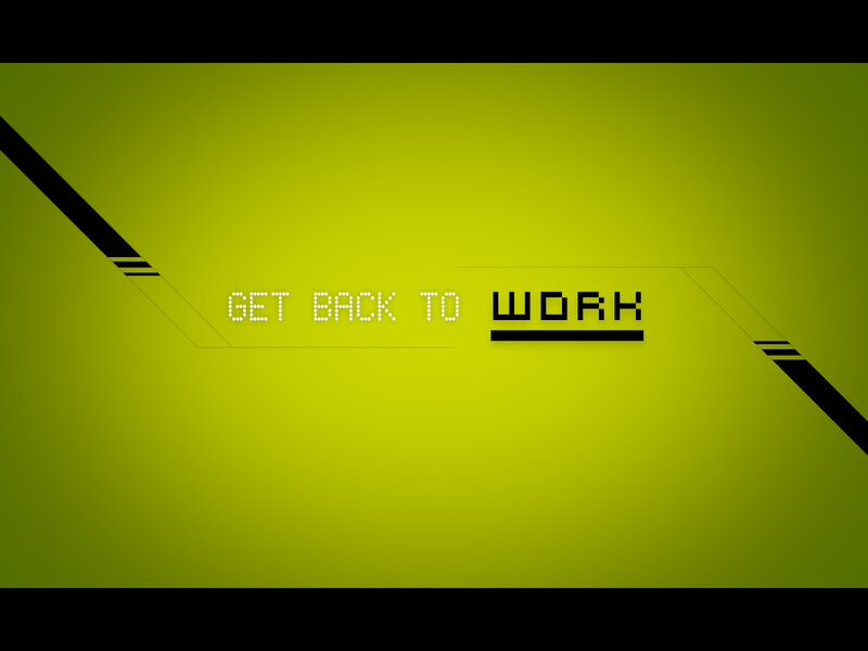 get back to work text