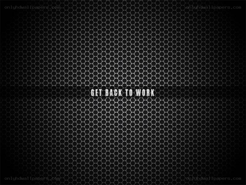get back to work text