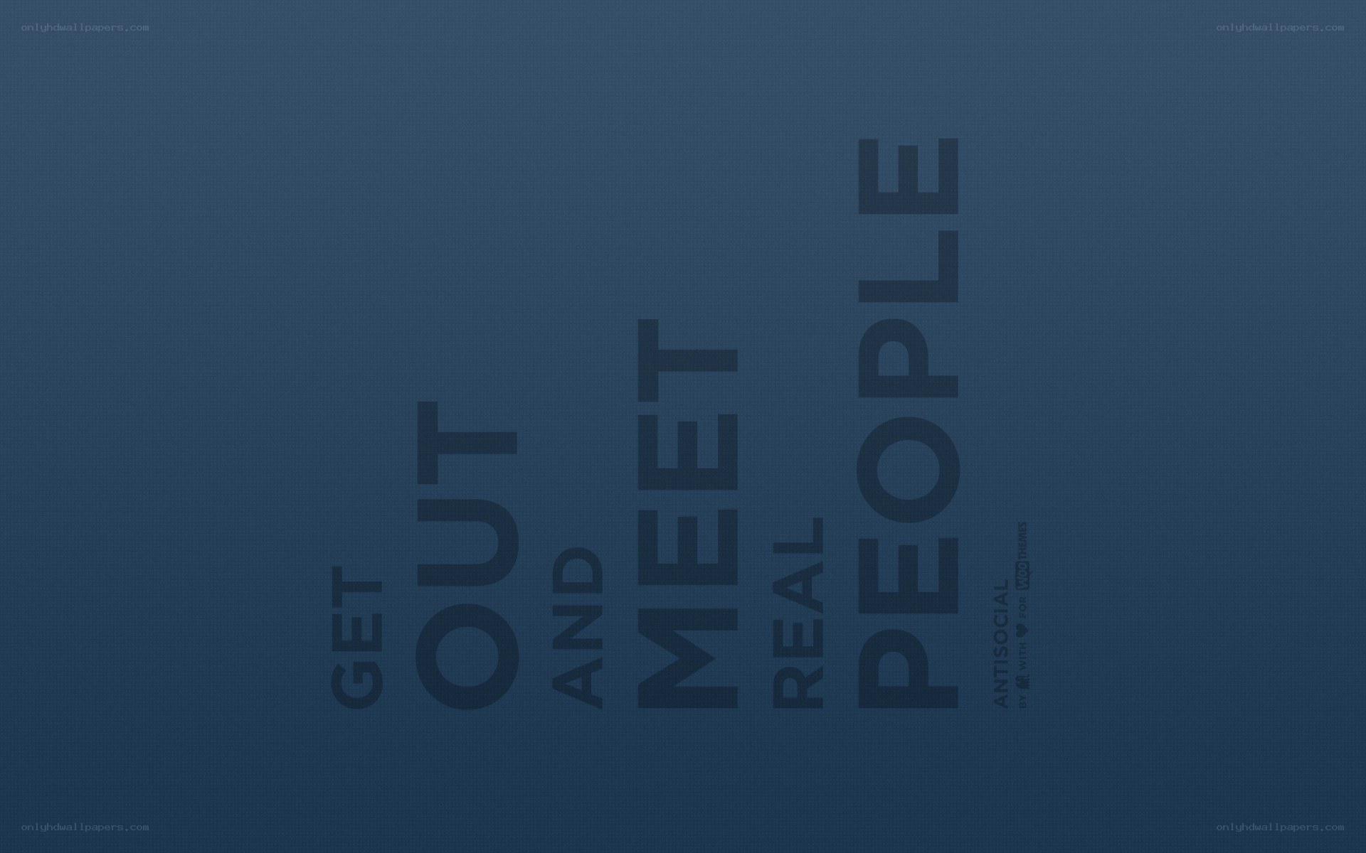 Get out and meet people