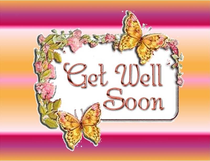 Get Well Soon Card — Pink