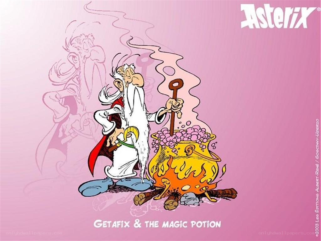 Getafix and the magic potion
