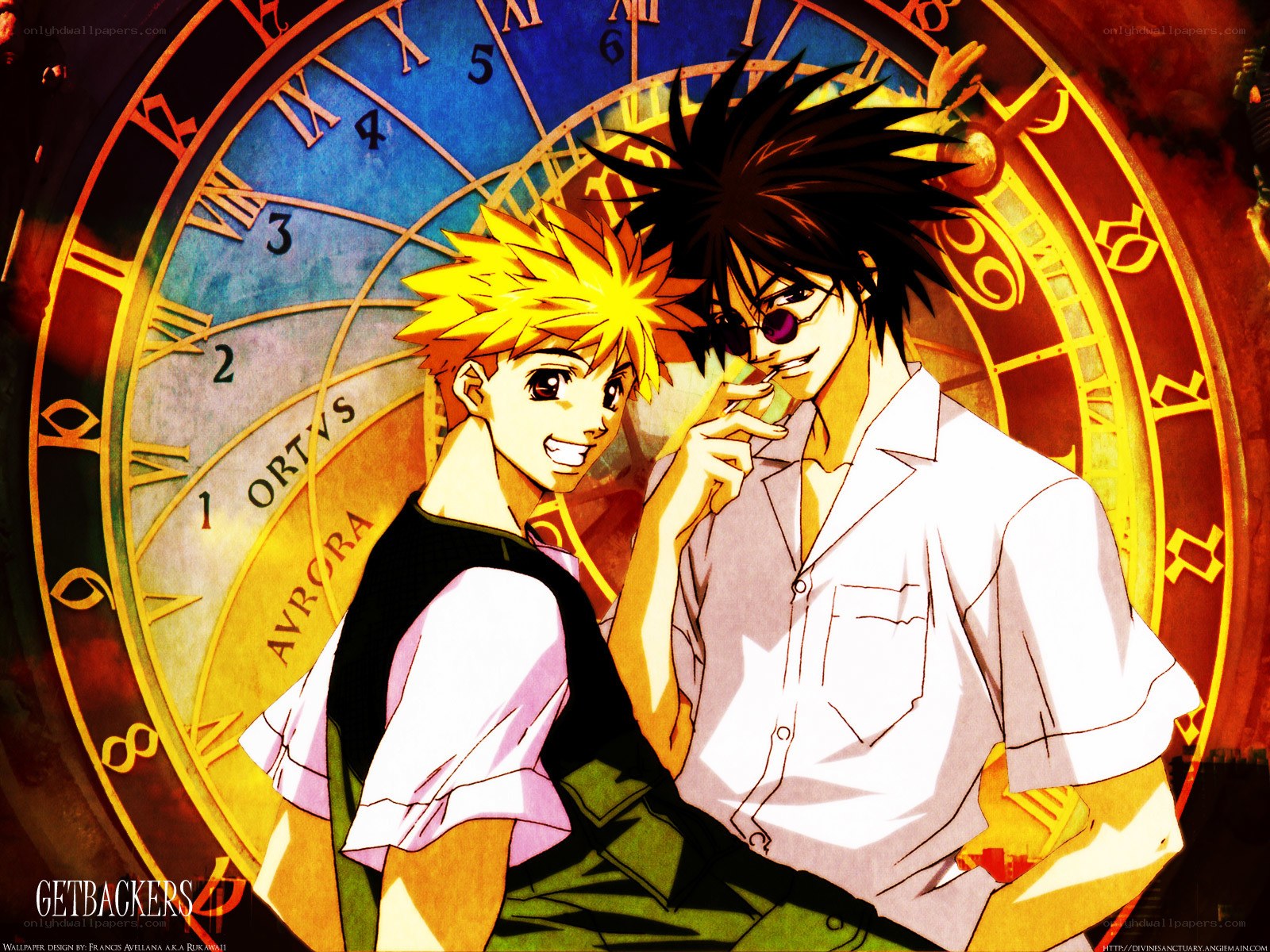 GetBackers anime characters