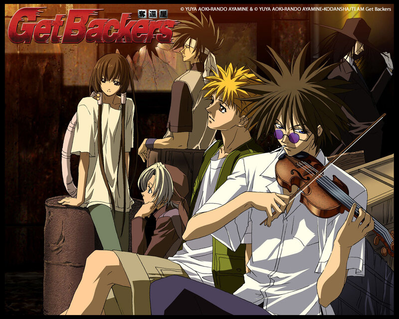GetBackers anime group scene