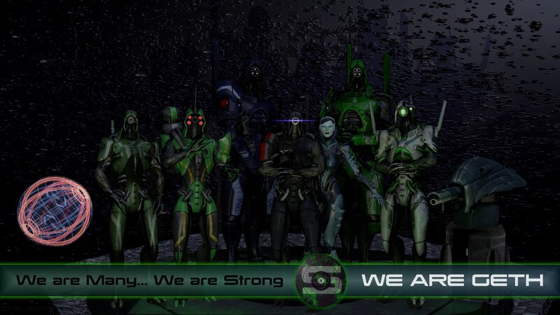 Geth Robotic Soldiers