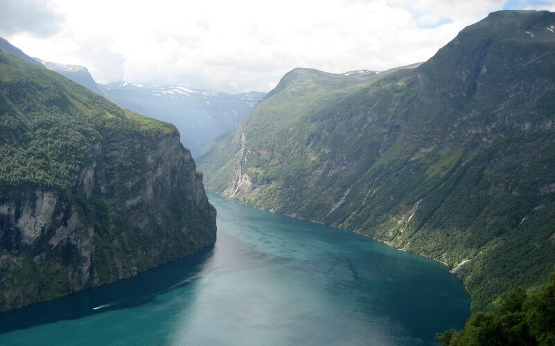 Geyser Fjord Landscape