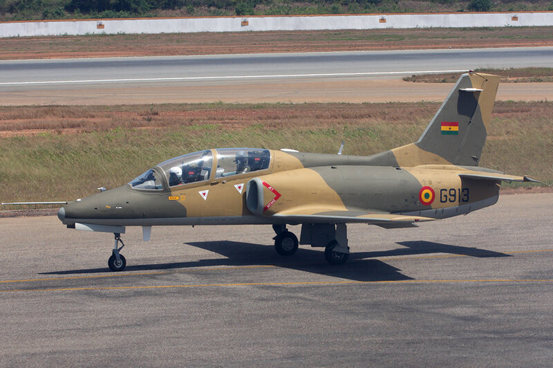 Ghanaian Jet on Runway