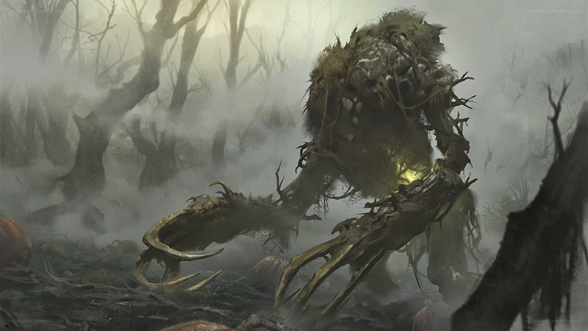 Ghastly forest creature