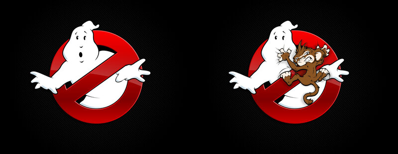 Ghost and Monkey