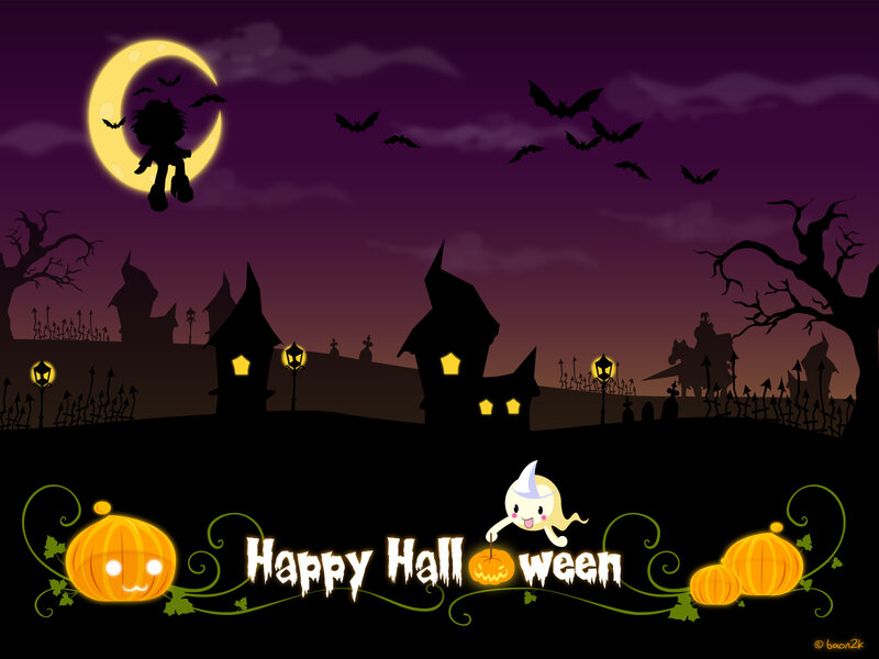 Ghost and Pumpkins
