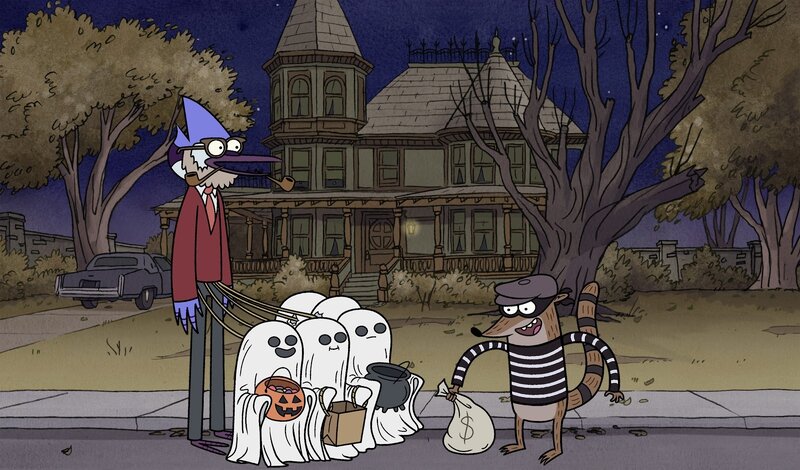 Ghost Children Trick-or-treating