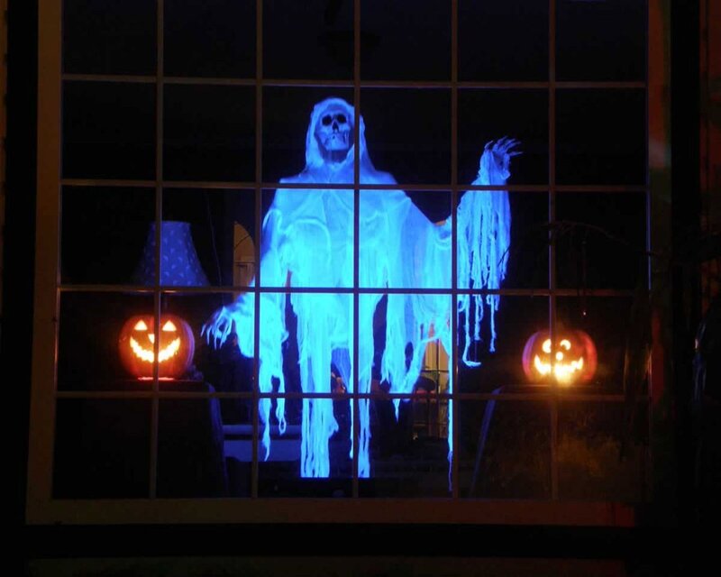 Ghost Decoration in Window