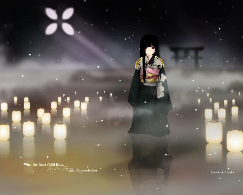 Ghost girl at lantern festival