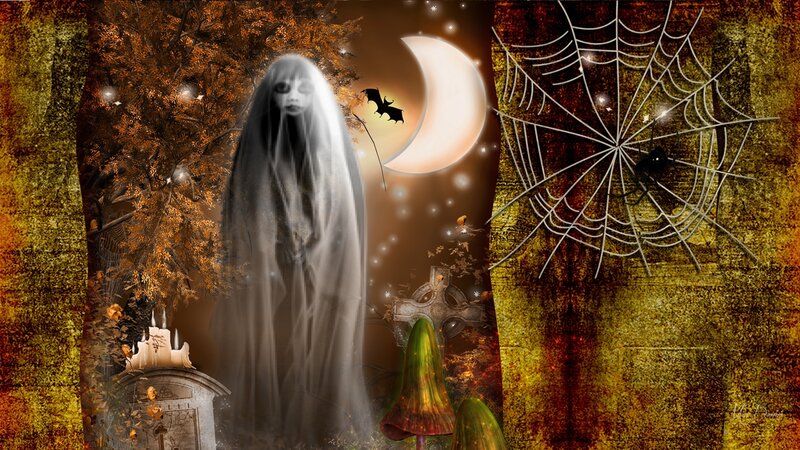 Ghost in a Graveyard — Brown