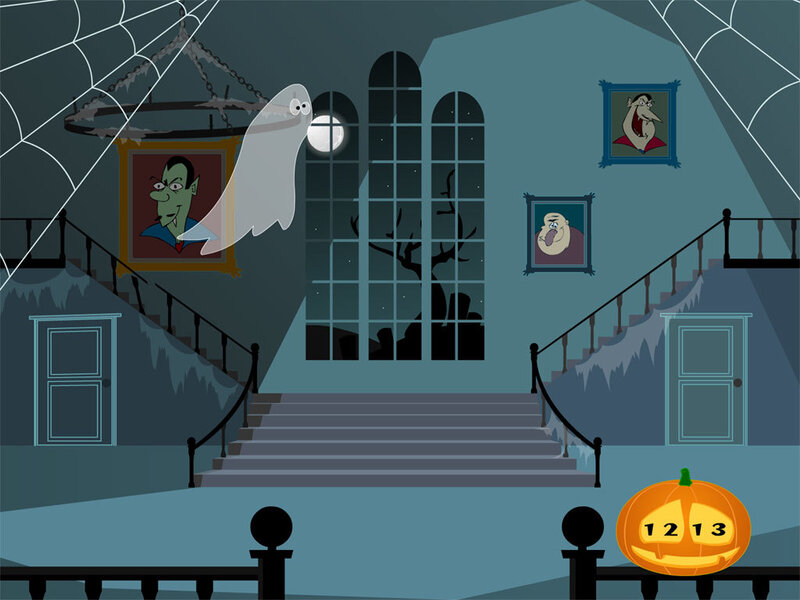 Ghost in Haunted House