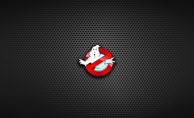 Ghost in Red Circle — Black, Neutral