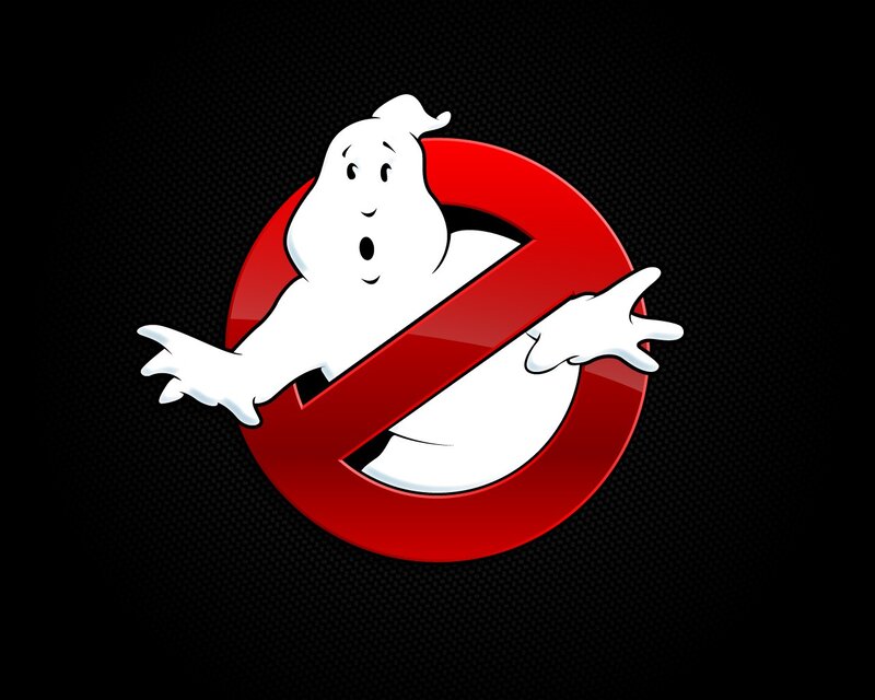 Ghost in Red Circle — Playful