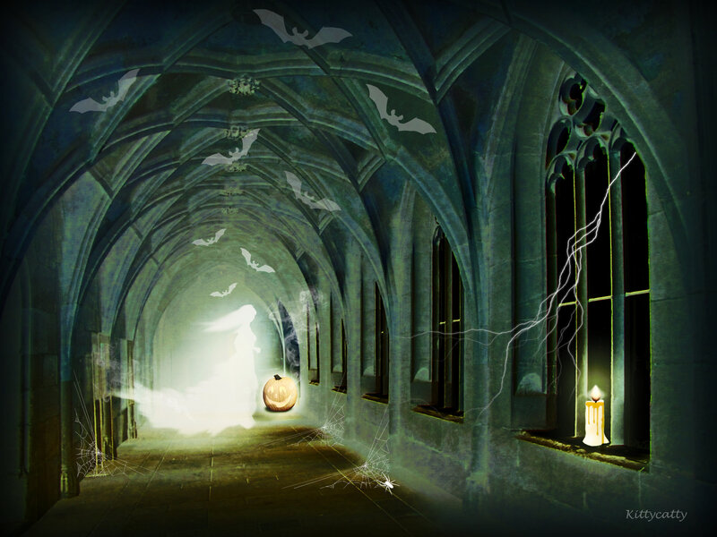 Ghost in Stone Corridor