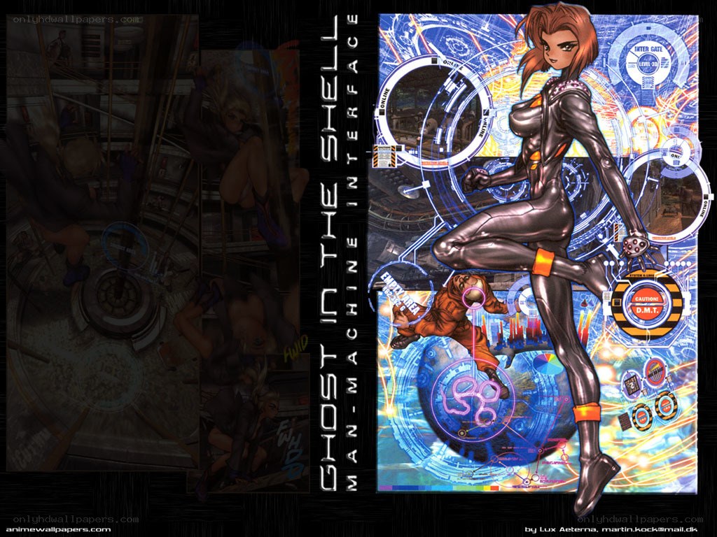 Ghost in the Shell anime artwork