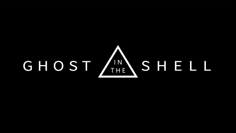 Ghost in the Shell Logo — Black, Minimalist