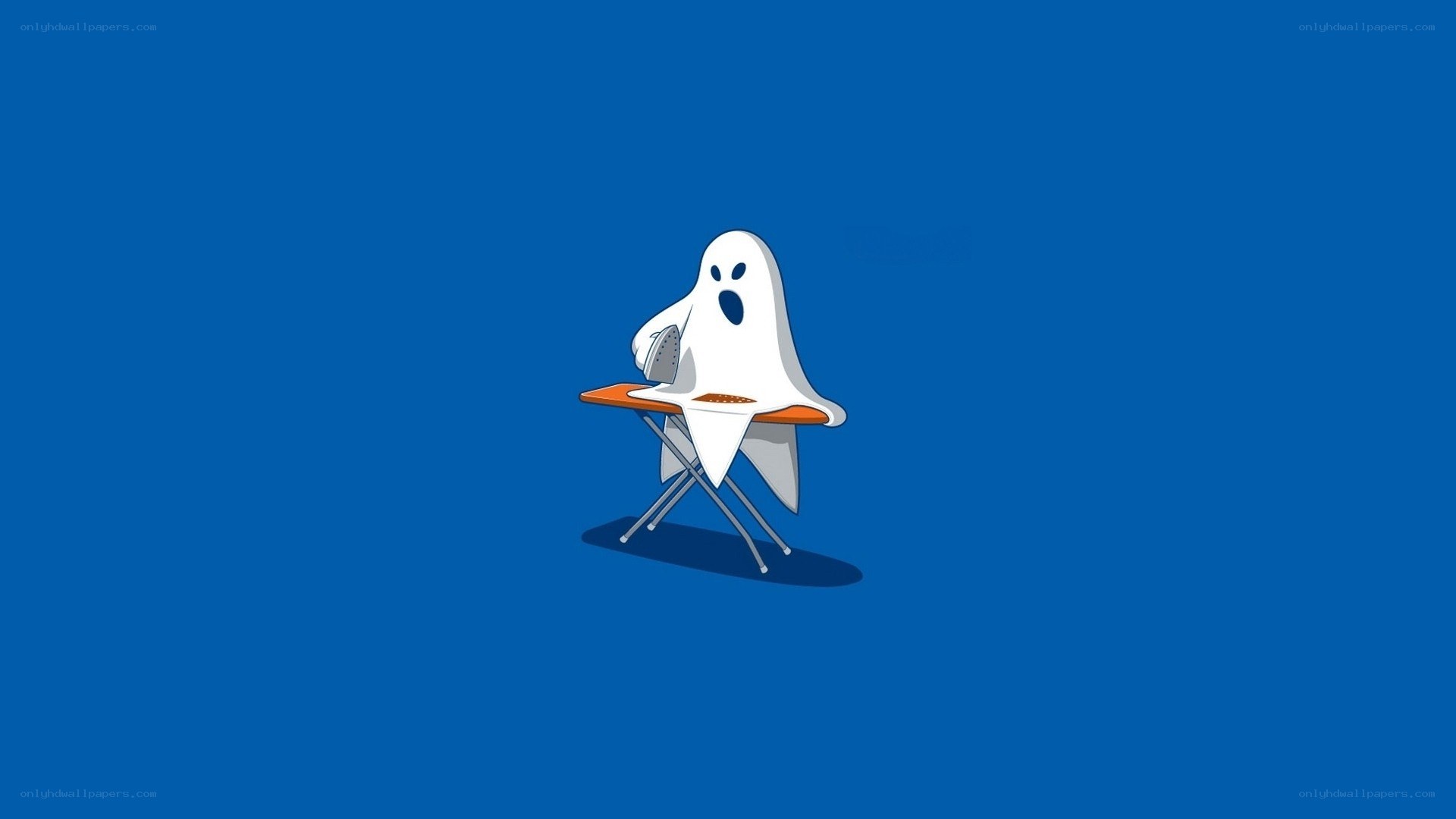 ghost ironing clothes