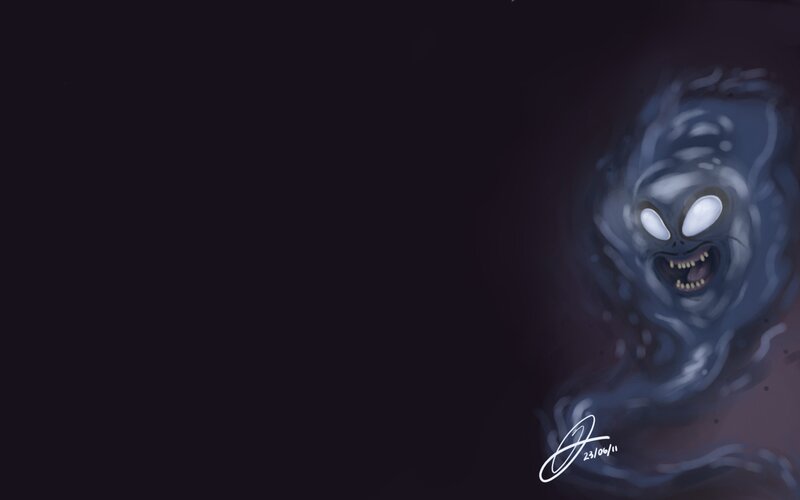 Ghost-like Creature — Black
