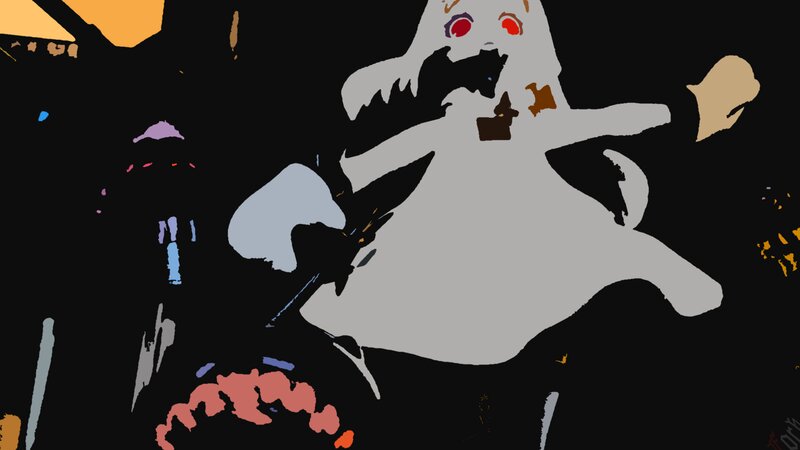 Ghost-like Figure in Motion