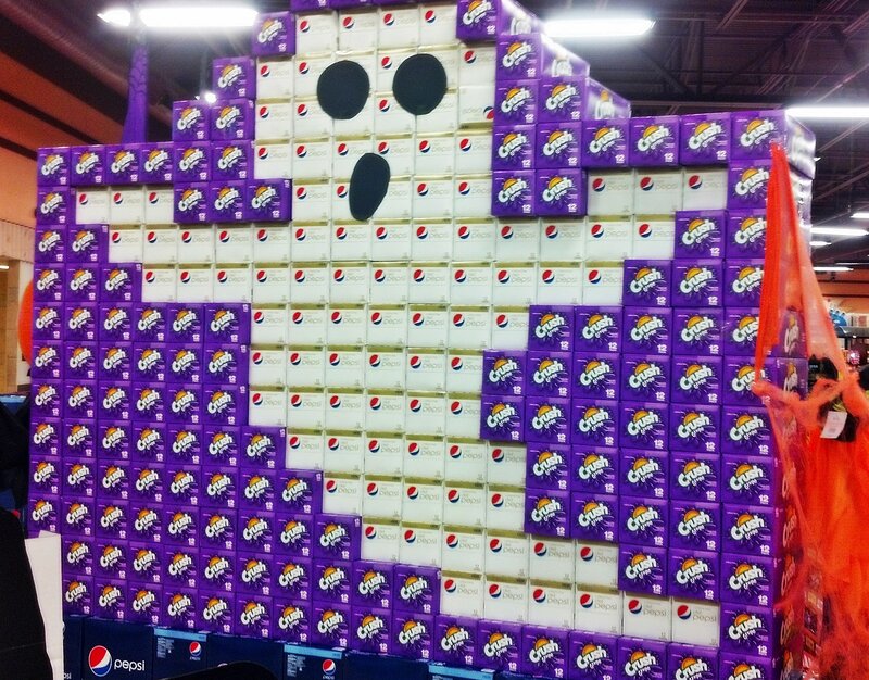 Ghost Made of Soda Boxes