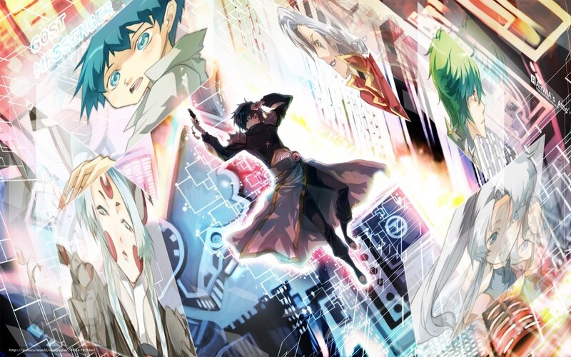 Ghost Messenger anime collage
