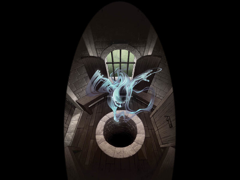 Ghost over a Well