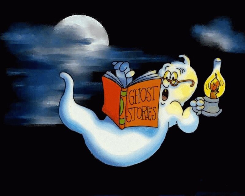 Ghost Reading Book