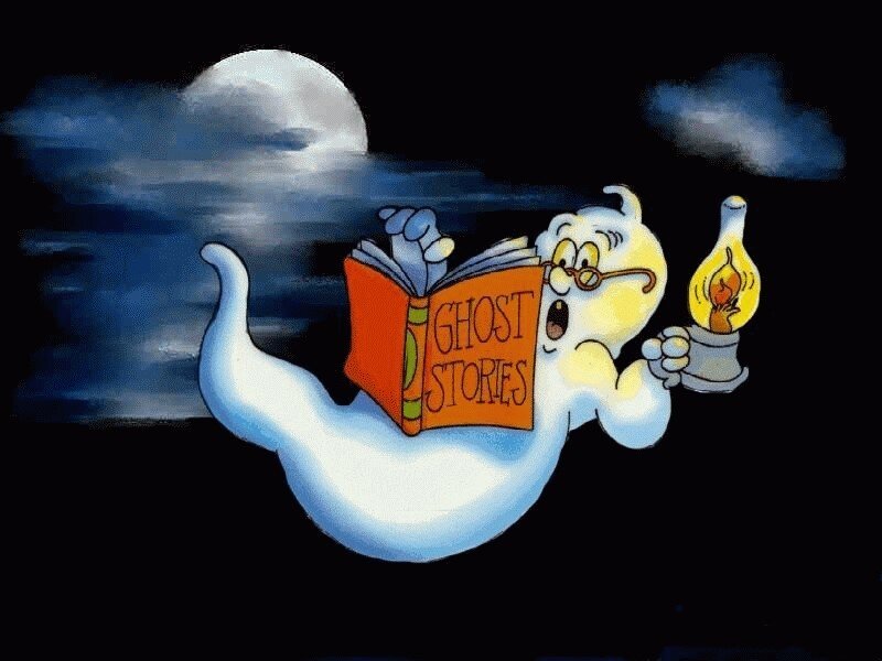 ghost reading ghost stories