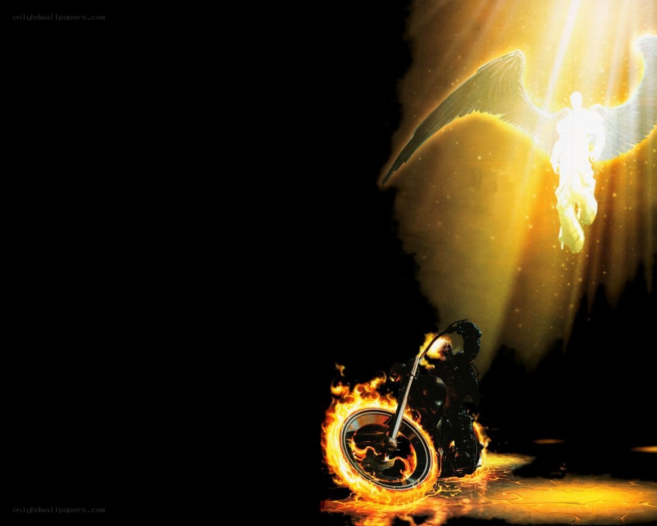 Ghost Rider and angel