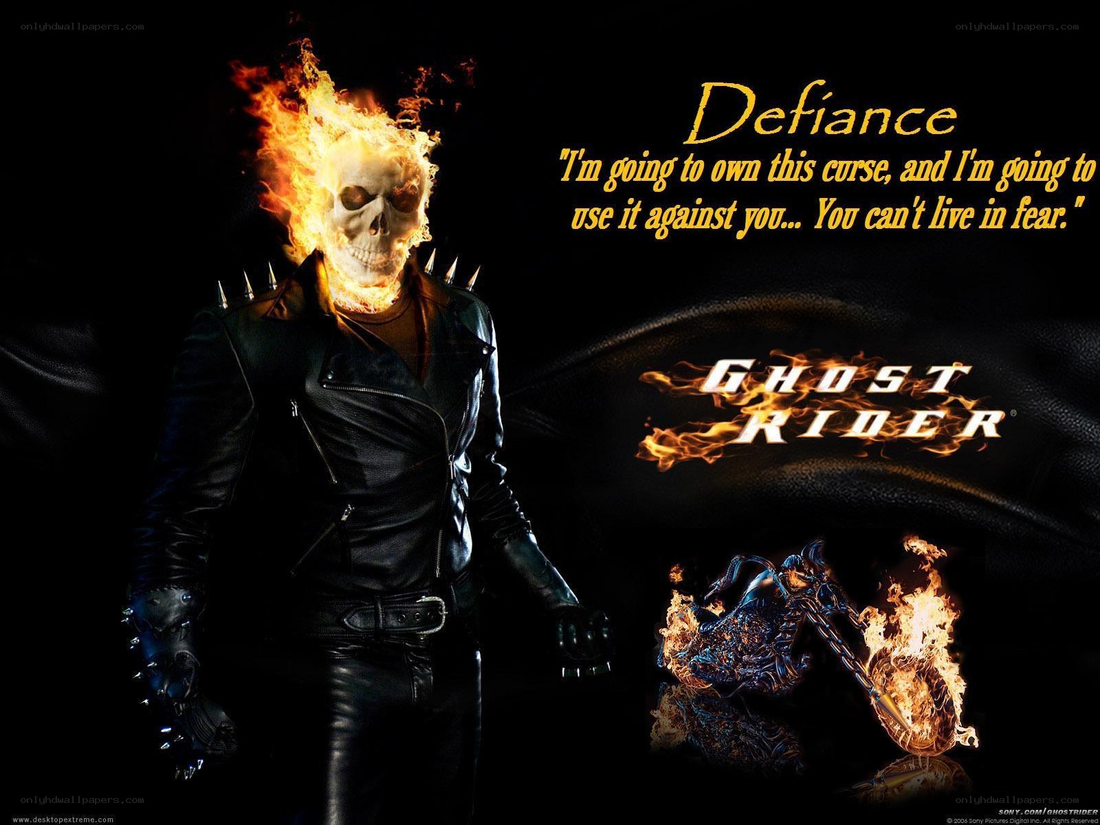Ghost Rider character poster