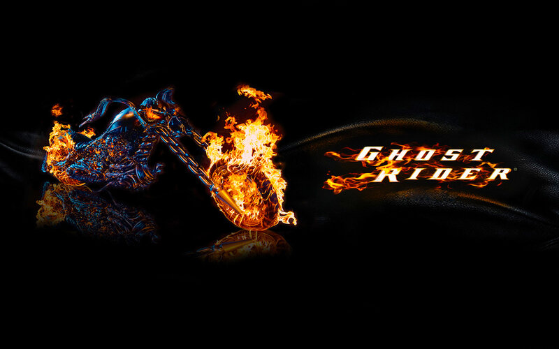 Ghost Rider motorcycle fire