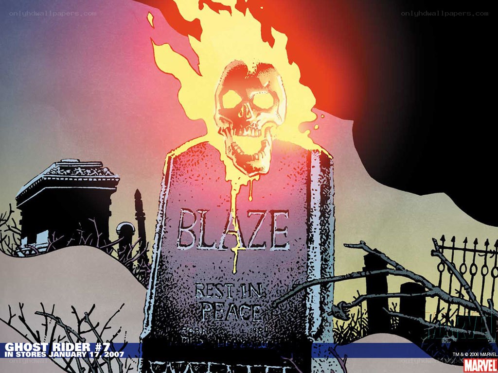 Ghost Rider tombstone