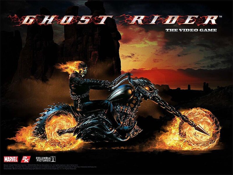 Ghost Rider video game artwork