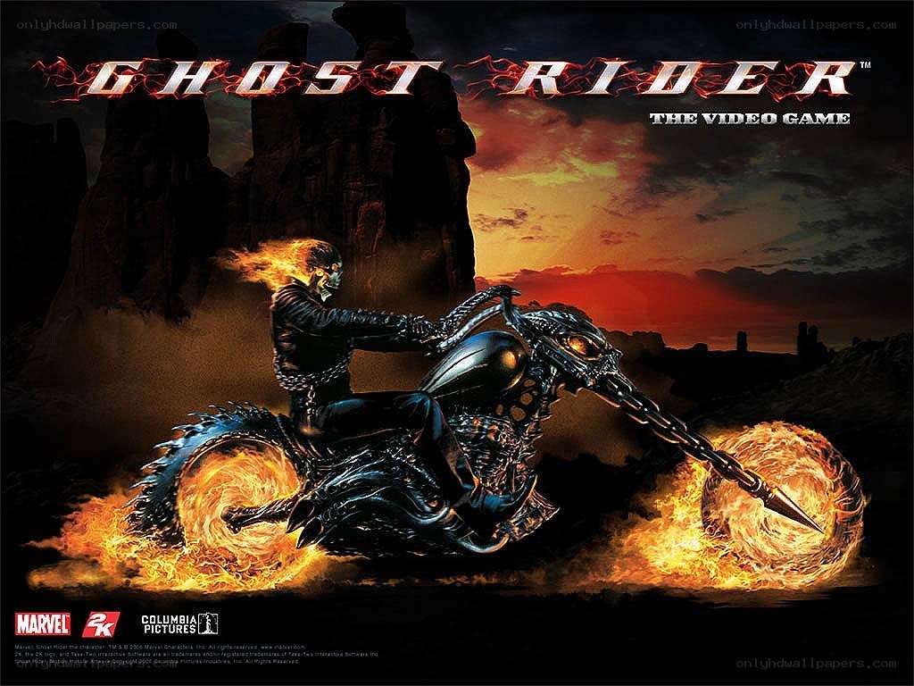 Ghost Rider video game artwork