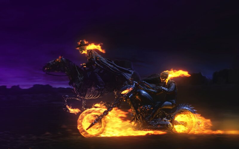 Ghost Riders on Fire