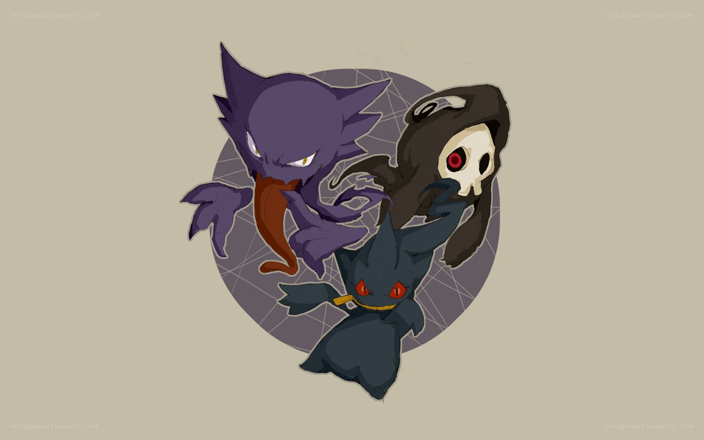 Ghost-type Pokémon trio